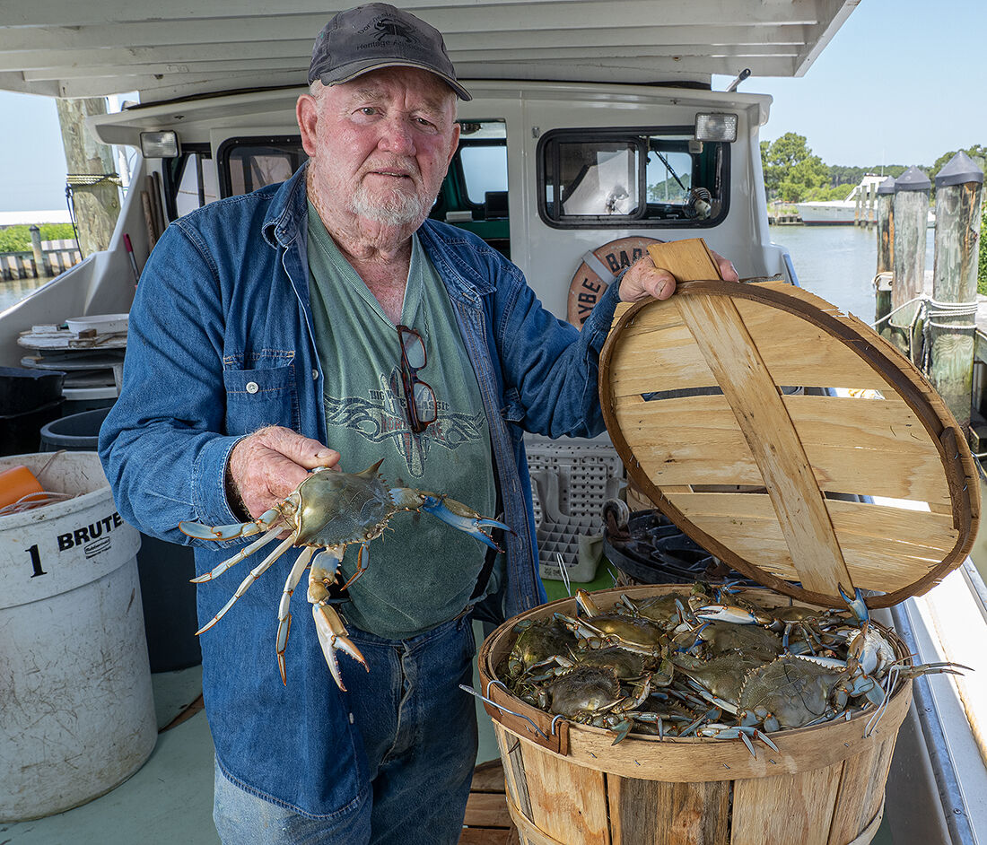 Crabber with his catch